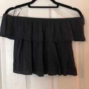TopShop off the shoulder shirt